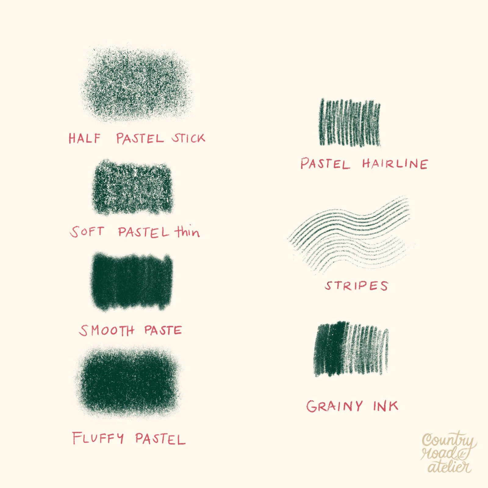 Country Mixed Media Brush Set